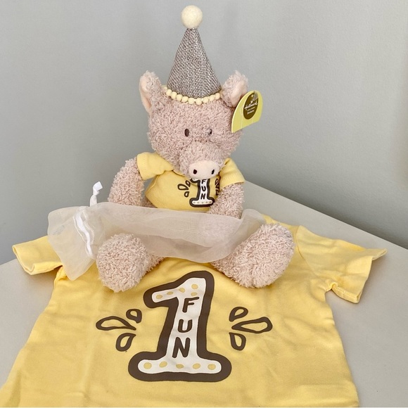 Hallmark 1st Birthday Bear & Tee 12-18 Months NWT - Picture 4 of 5